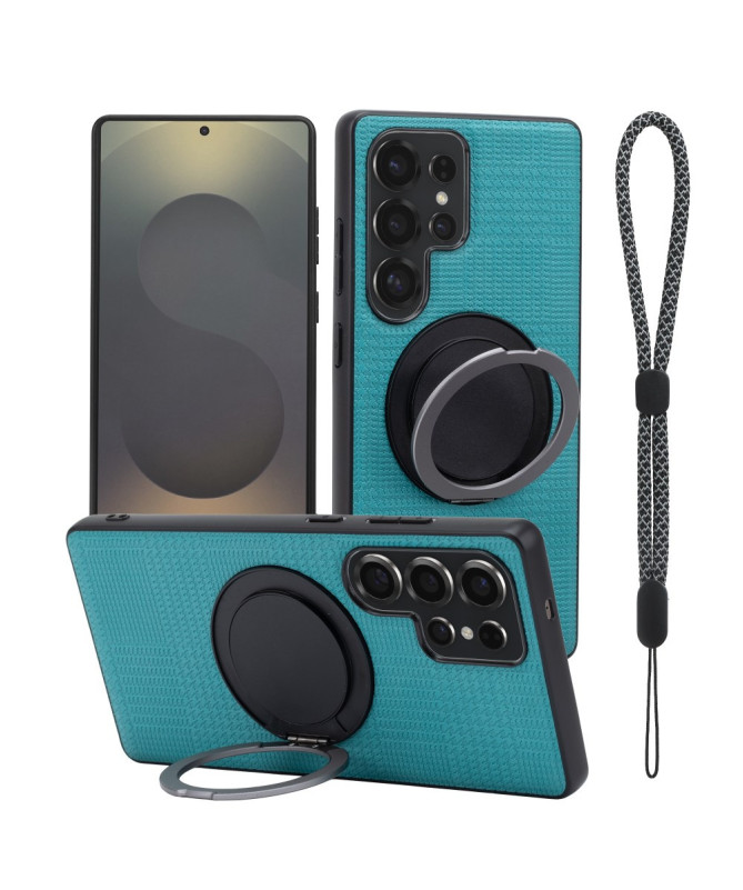 Coque Samsung Galaxy S25 Ultra magnétique avec anneau et dragonne