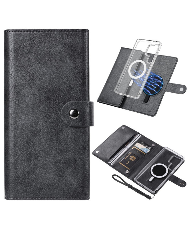 Housse Samsung Galaxy S25 Ultra détachable avec porte-cartes