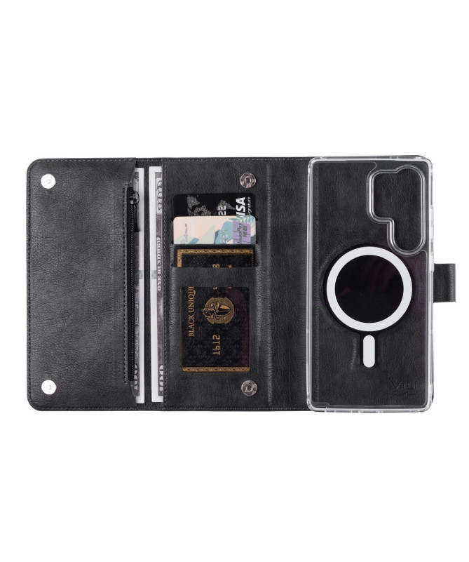Housse Samsung Galaxy S25 Ultra détachable avec porte-cartes