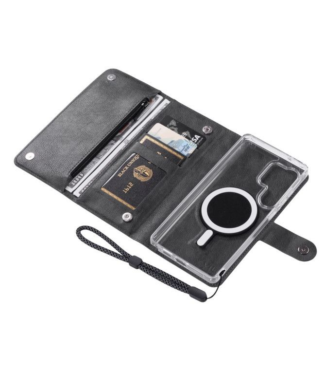 Housse Samsung Galaxy S25 Ultra détachable avec porte-cartes