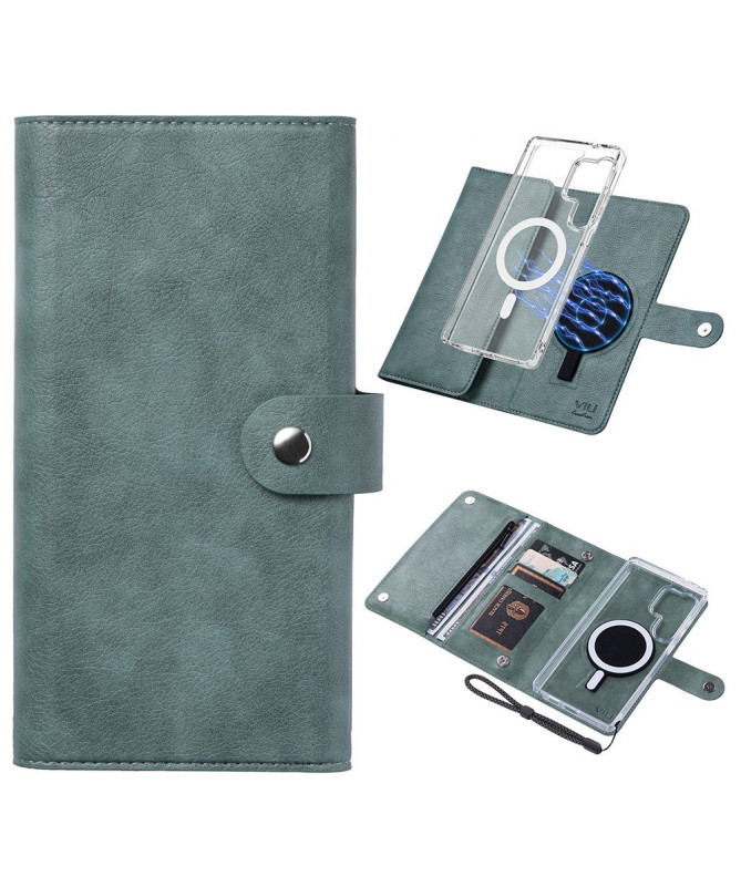Housse Samsung Galaxy S25 Ultra détachable avec porte-cartes