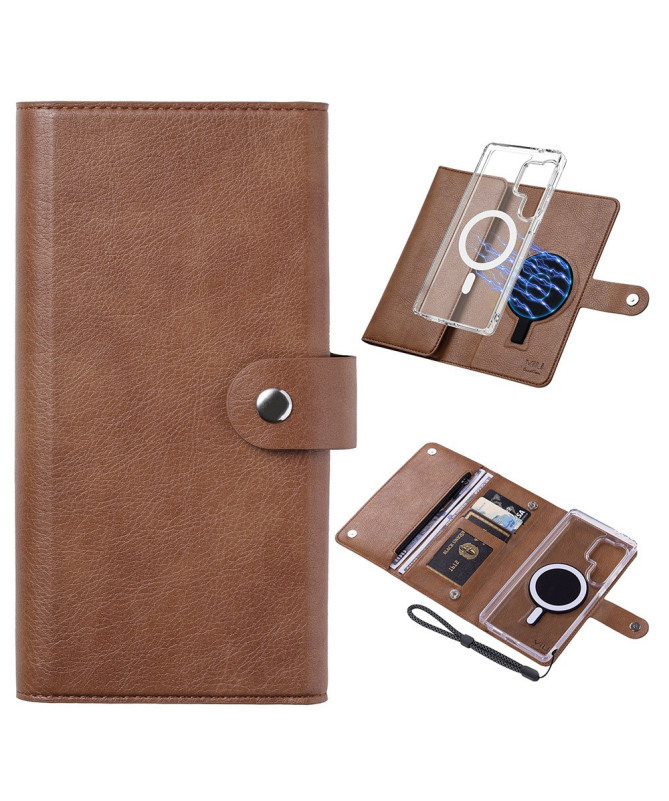 Housse Samsung Galaxy S25 Ultra détachable avec porte-cartes