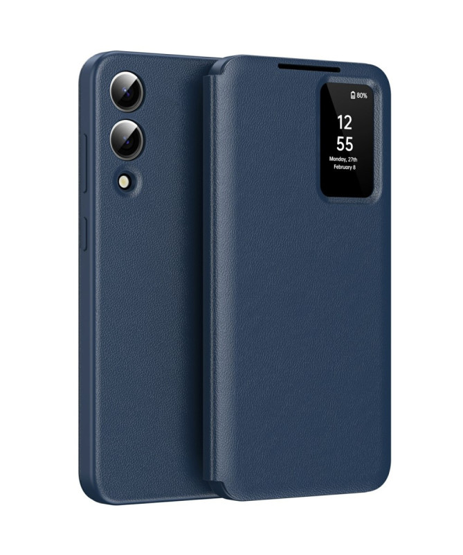 Housse Samsung Galaxy S25 Edge avec fenêtre intelligente et porte-cart