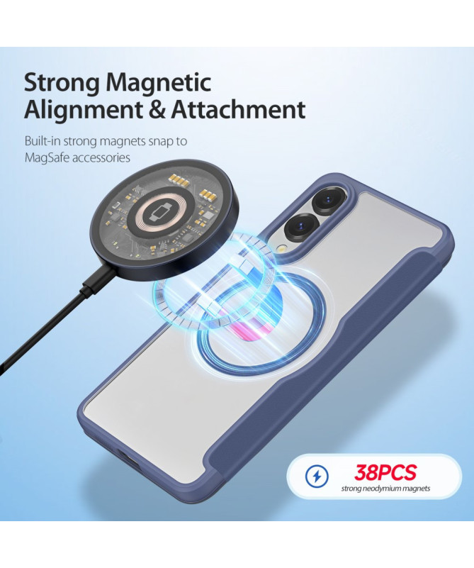 Coque avec Rabat Samsung Galaxy S25 Edge Skin X Pro MagSafe