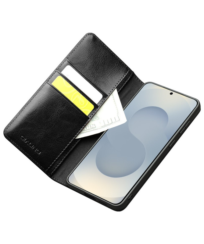 Housse Samsung Galaxy S25 Edge fait main en cuir véritable