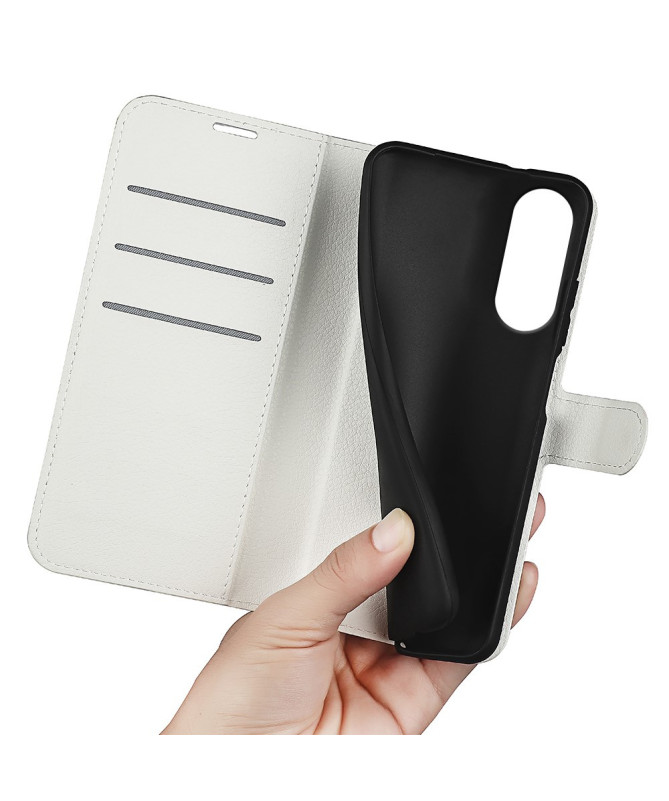 Housse Samsung Galaxy S25 Edge portefeuille style cuir