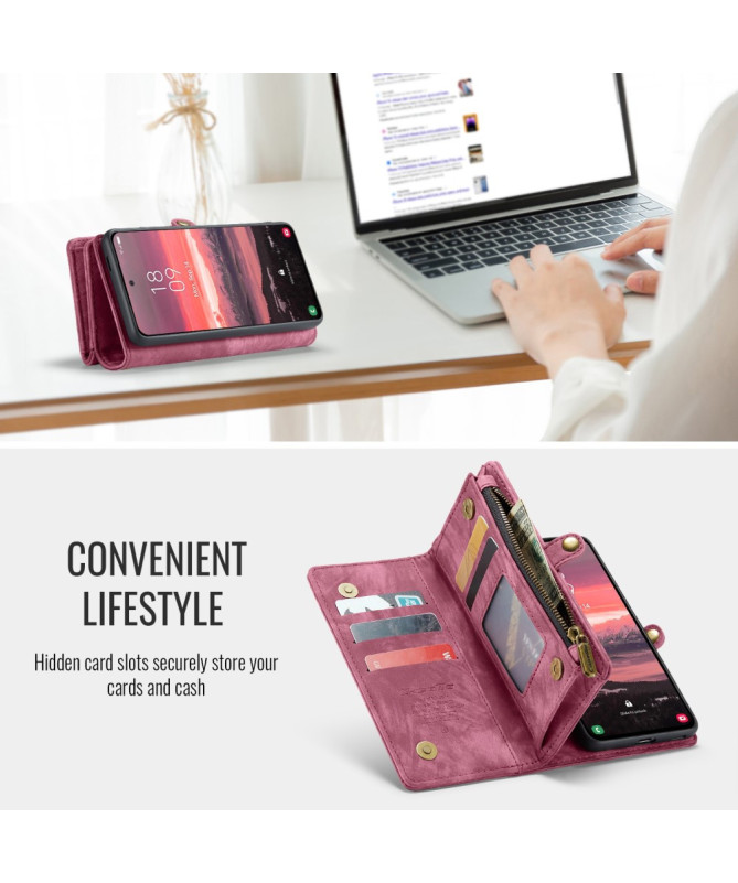 Housse et Coque magnétique 2 en 1 pour Samsung Galaxy S25 Edge