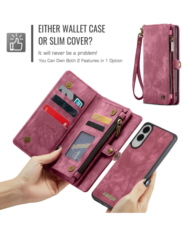 Housse et Coque magnétique 2 en 1 pour Samsung Galaxy S25 Edge