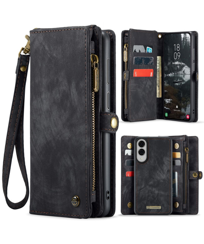 Housse et Coque magnétique 2 en 1 pour Samsung Galaxy S25 Edge