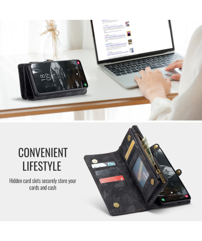 Housse et Coque magnétique 2 en 1 pour Samsung Galaxy S25 Edge