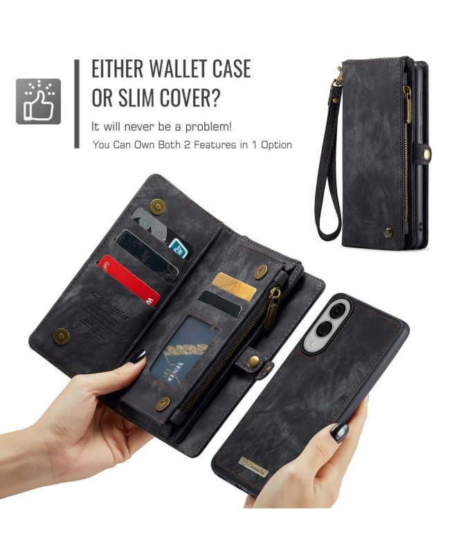 Housse et Coque magnétique 2 en 1 pour Samsung Galaxy S25 Edge