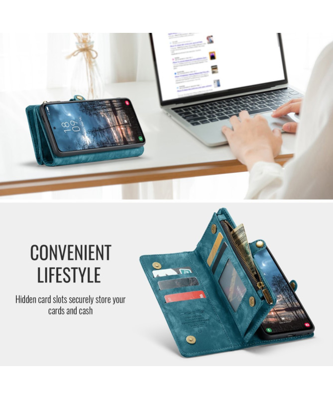 Housse et Coque magnétique 2 en 1 pour Samsung Galaxy S25 Edge