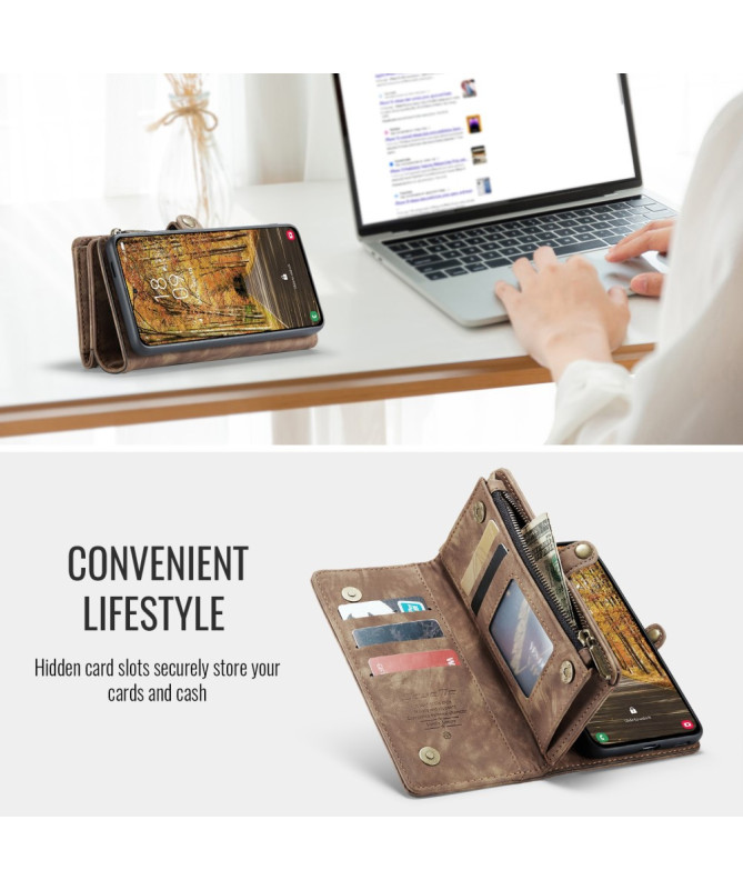 Housse et Coque magnétique 2 en 1 pour Samsung Galaxy S25 Edge