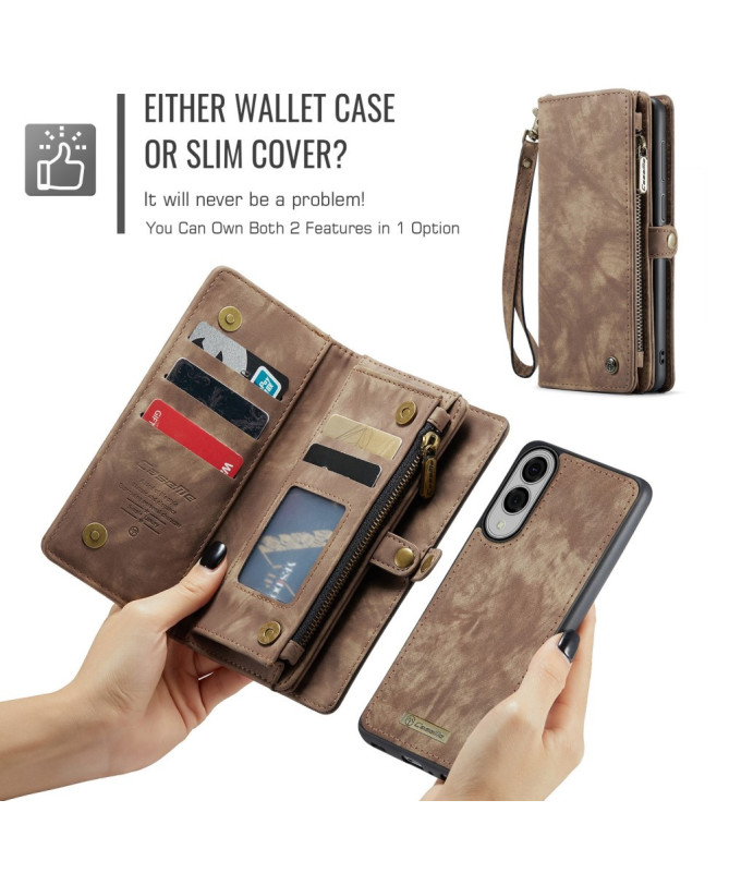 Housse et Coque magnétique 2 en 1 pour Samsung Galaxy S25 Edge