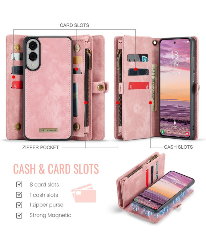 Housse et Coque magnétique 2 en 1 pour Samsung Galaxy S25 Edge