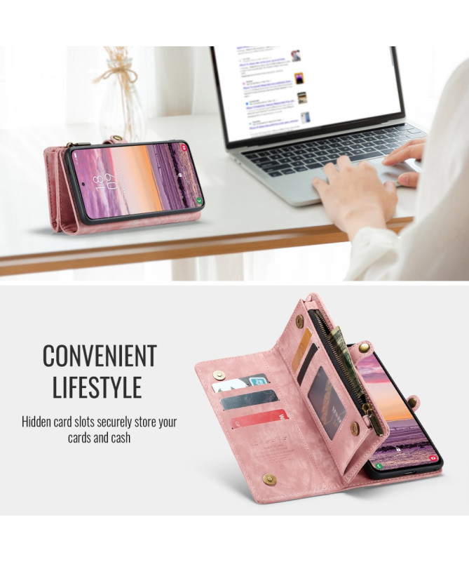 Housse et Coque magnétique 2 en 1 pour Samsung Galaxy S25 Edge