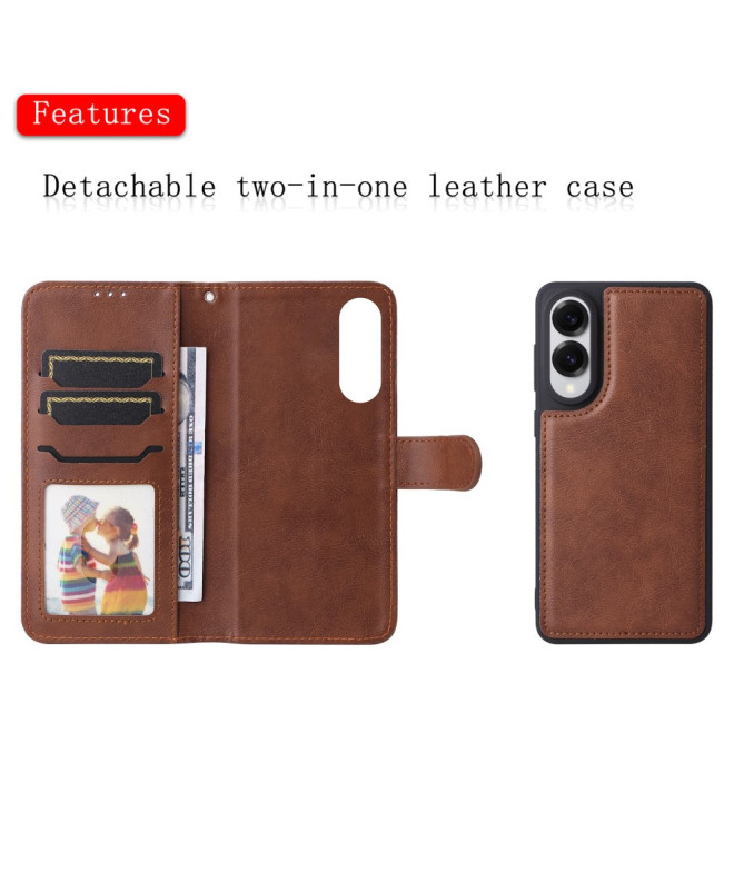 Housse Samsung Galaxy S25 Edge avec Coque Détachable | VERTIKO