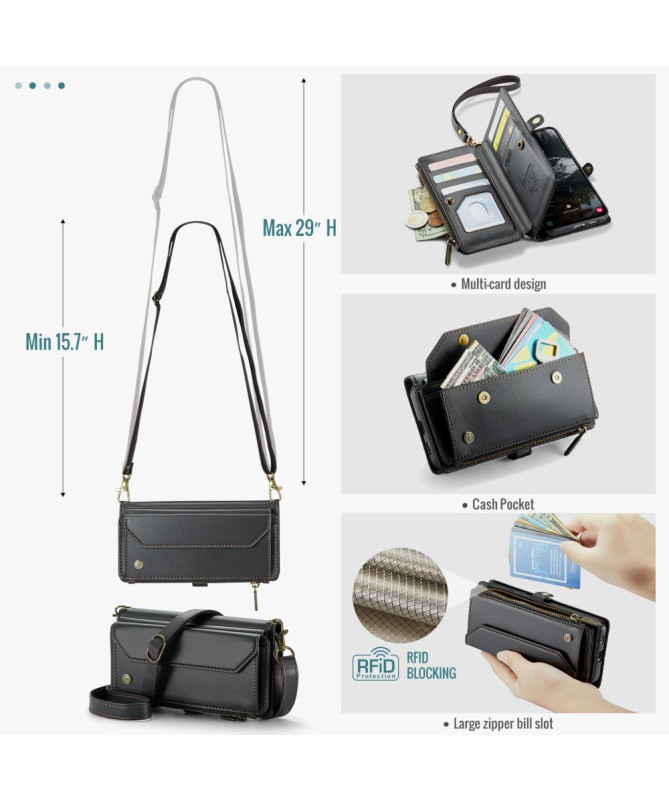 Housse Samsung Galaxy S25 Edge Multi-compartiments C36