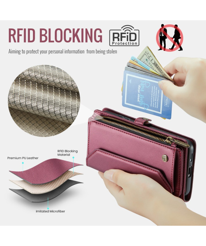 Housse Samsung Galaxy S25 Edge Multi-compartiments C36