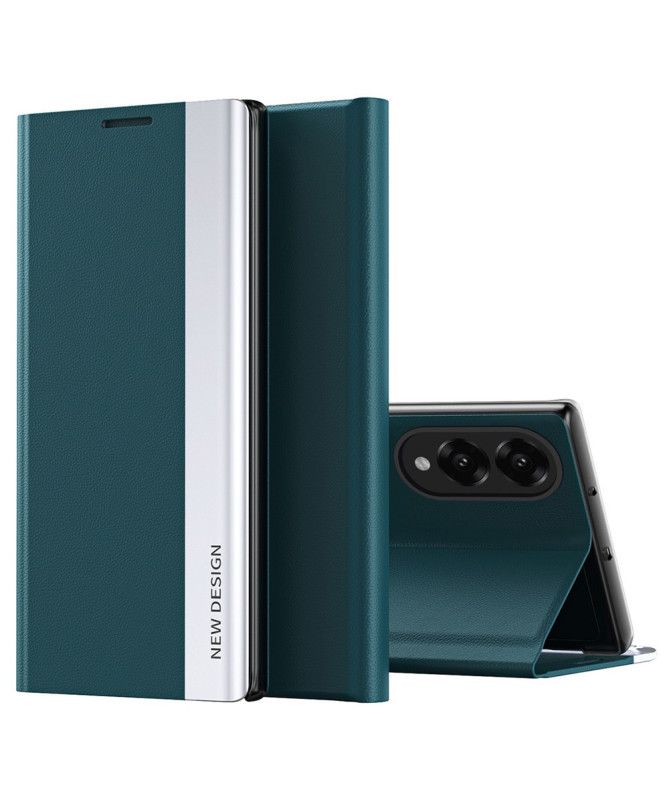 Etui Samsung Galaxy S25 Edge Business effet cuir Magnet