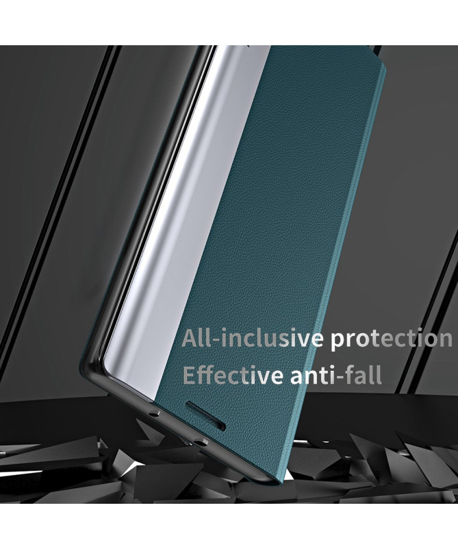 Etui Samsung Galaxy S25 Edge Business effet cuir Magnet