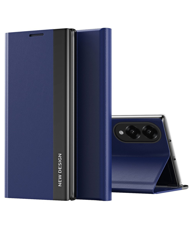 Etui Samsung Galaxy S25 Edge Business effet cuir Magnet