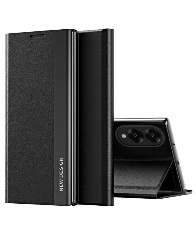 Etui Samsung Galaxy S25 Edge Business effet cuir Magnet