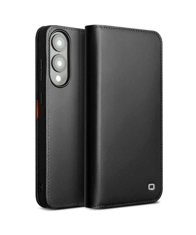 Housse Samsung Galaxy S25 Edge fait main en cuir véritable