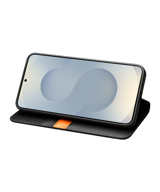 Housse Samsung Galaxy S25 Edge fait main en cuir véritable