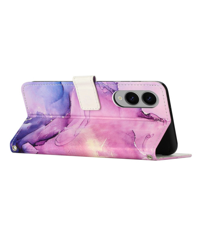Aurora | Housse Samsung Galaxy S25 Edge Wallet Marbre - photo 3