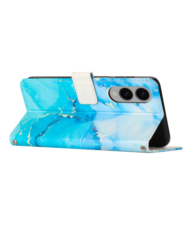 Ocean | Housse Samsung Galaxy S25 Edge Wallet Marbre
