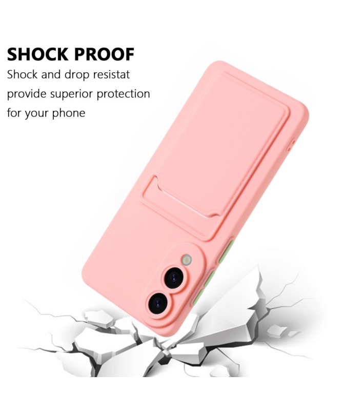 Coque Samsung Galaxy S25 Edge avec Range-Carte Mat