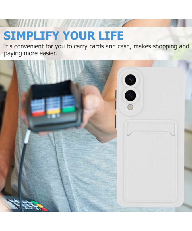Coque Samsung Galaxy S25 Edge avec Range-Carte Mat