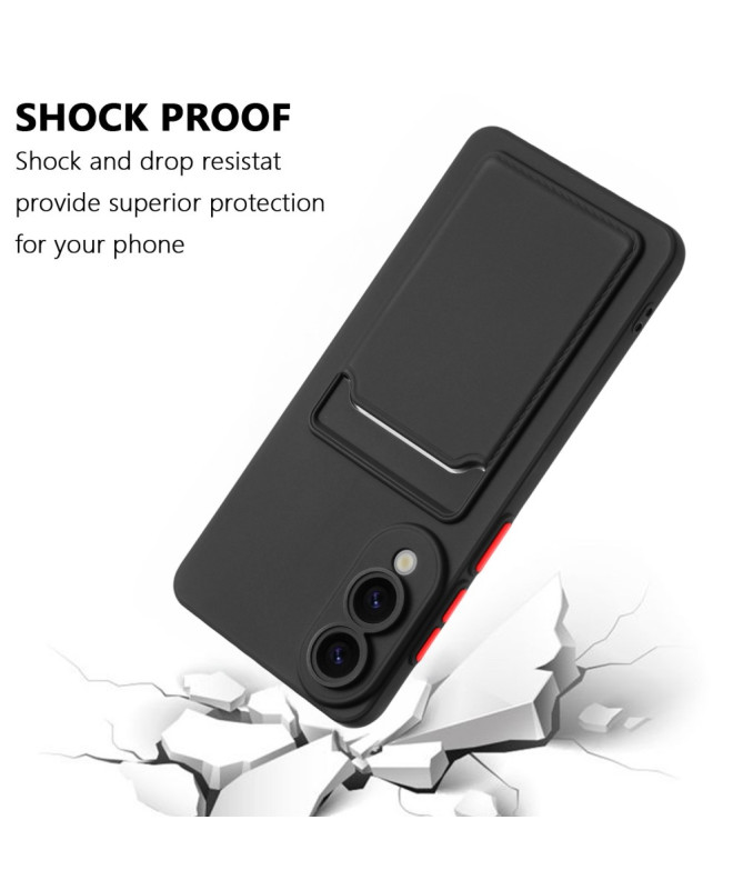 Coque Samsung Galaxy S25 Edge avec Range-Carte Mat