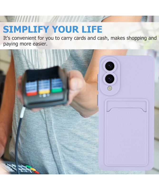 Coque Samsung Galaxy S25 Edge avec Range-Carte Mat