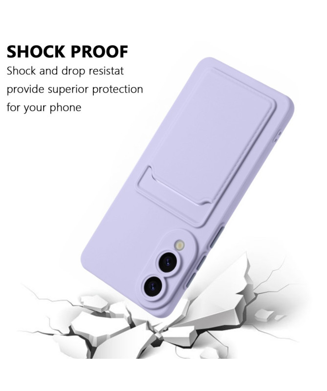 Coque Samsung Galaxy S25 Edge avec Range-Carte Mat