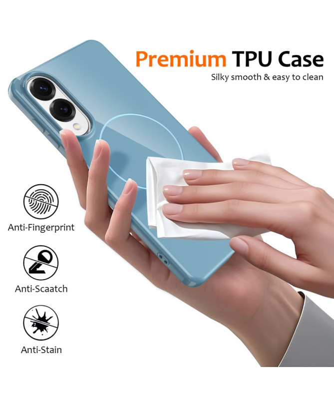 Coque Samsung Galaxy S25 Edge Magnétique MagSafe avec Dragonne