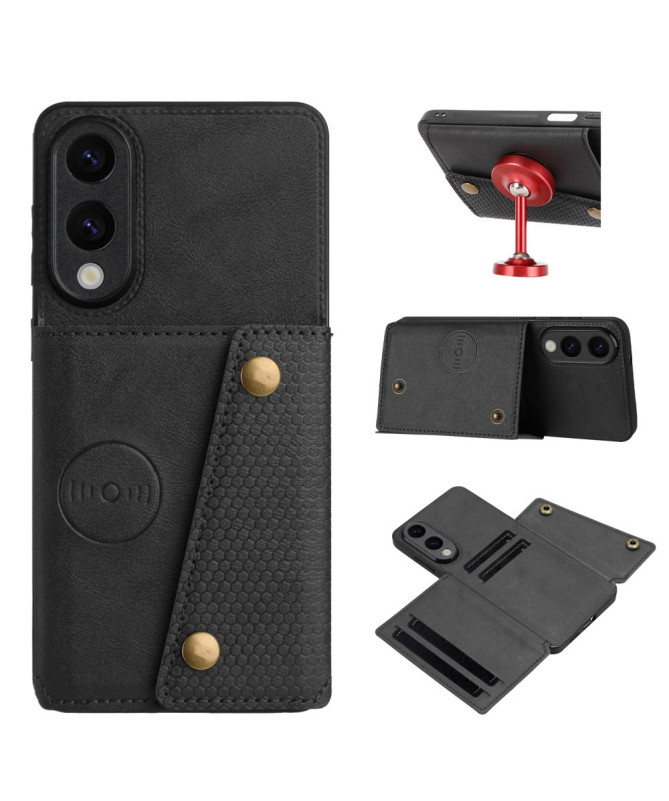 Coque Samsung Galaxy S25 Edge avec porte-cartes et support intégré
