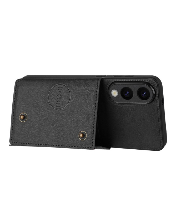 Coque Samsung Galaxy S25 Edge avec porte-cartes et support intégré