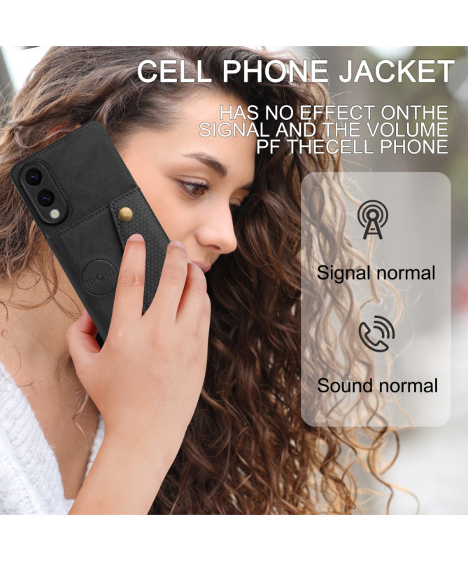 Coque Samsung Galaxy S25 Edge avec porte-cartes et support intégré