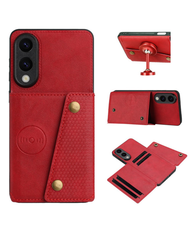 Coque Samsung Galaxy S25 Edge avec porte-cartes et support intégré