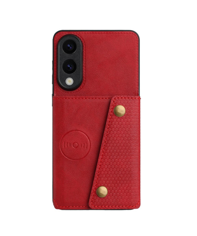 Coque Samsung Galaxy S25 Edge avec porte-cartes et support intégré