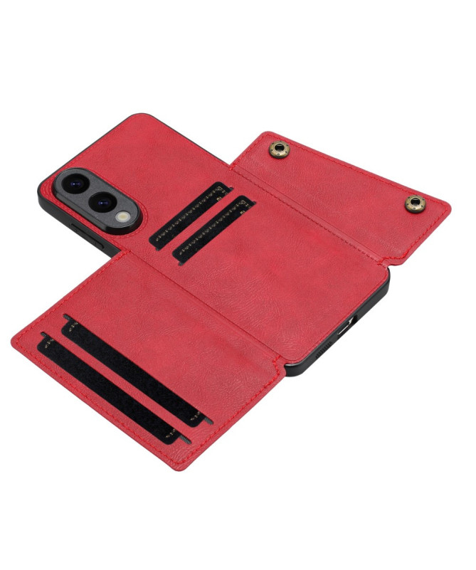 Coque Samsung Galaxy S25 Edge avec porte-cartes et support intégré