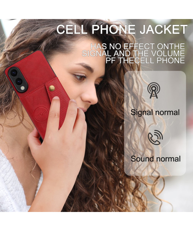 Coque Samsung Galaxy S25 Edge avec porte-cartes et support intégré