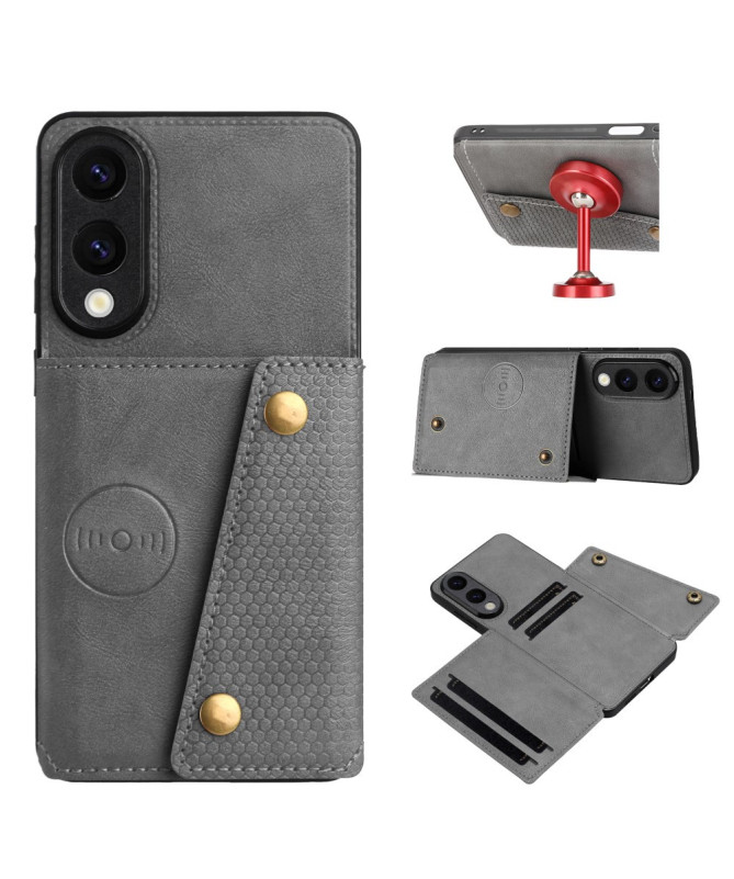 Coque Samsung Galaxy S25 Edge avec porte-cartes et support intégré
