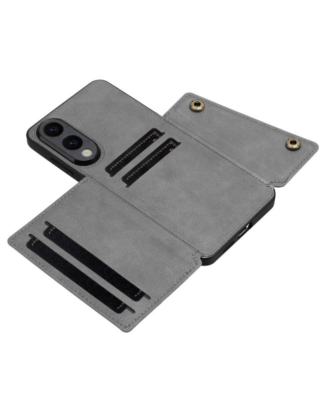 Coque Samsung Galaxy S25 Edge avec porte-cartes et support intégré