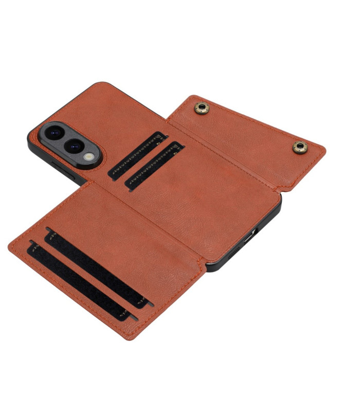 Coque Samsung Galaxy S25 Edge avec porte-cartes et support intégré