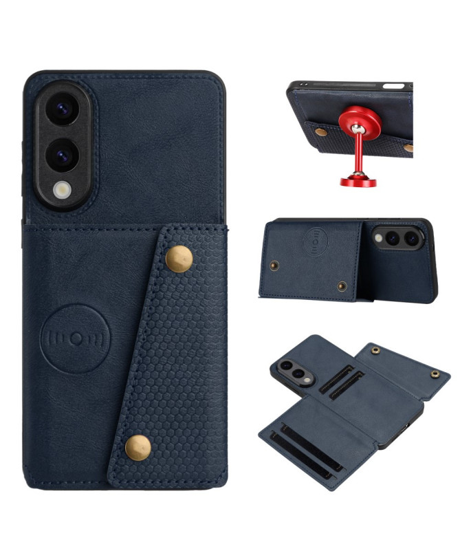 Coque Samsung Galaxy S25 Edge avec porte-cartes et support intégré