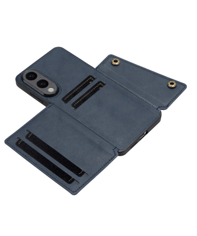 Coque Samsung Galaxy S25 Edge avec porte-cartes et support intégré