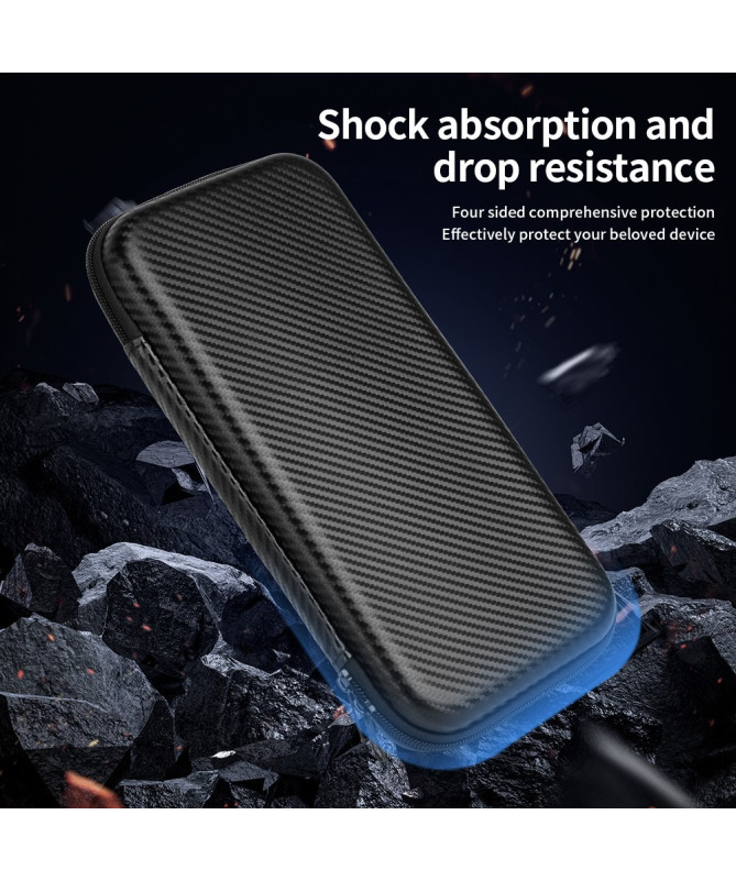 Étui Nintendo Switch 2 | Housse Rigide Carbone avec Poignée